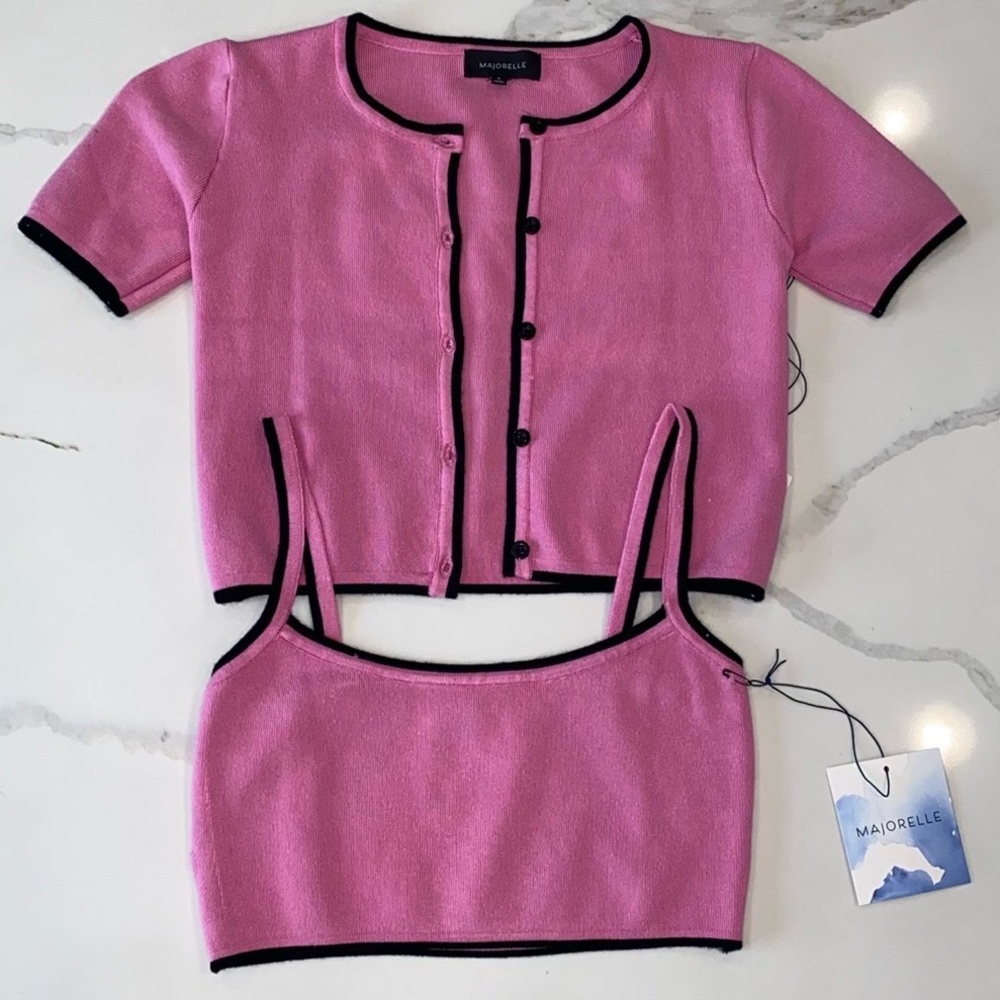 Amy Cardi Set In Pink - Picture 4 of 10